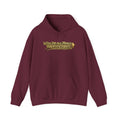 Christian Hoodie - "I Can Do All Things Through Christ" Gold Script Pullover