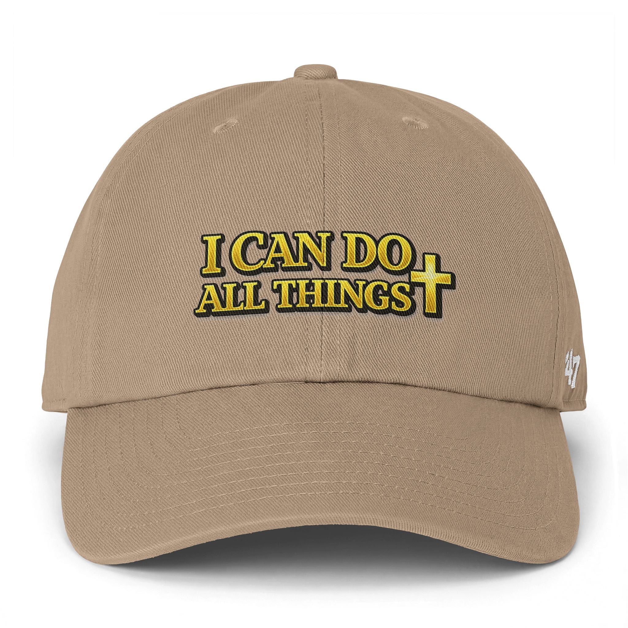 I Can Do All Things Embroidered Baseball Cap